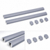Thumbnail image #3 for Quantum 120-Inch Aluminum Overhead Track Kit with (2) 10-Foot Tracks and (4) End Plates