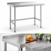 Thumbnail image #3 for 30 Inch x 30 Inch Corner Open Base 18 Gauge 304 Stainless Steel Work Table