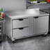 Thumbnail image #3 for Beverage-Air 60-Inch Two-Section Worktop Freezer with Drawers and Solid Door, Self-Contained R290, 14.39 Cu. Ft.