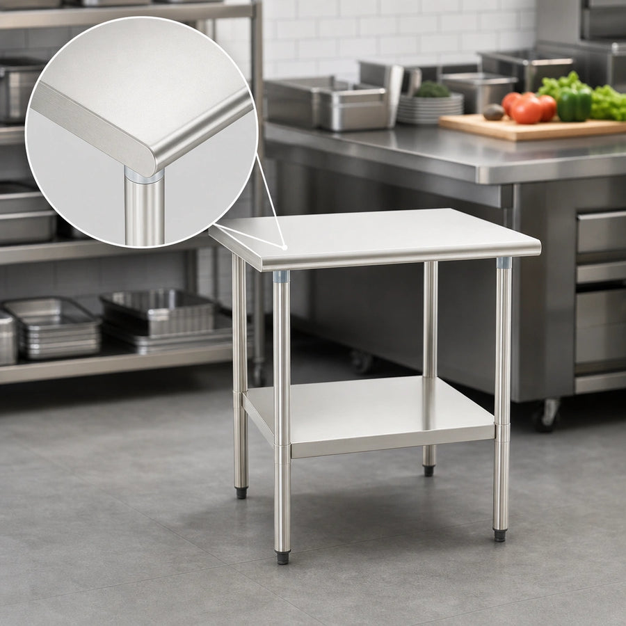 16-Gauge 300-Series Stainless Steel Top