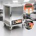Thumbnail image #3 for Panco Narrow Half-Size Heated Holding Cabinet with Solid Door and Wire Universal Slides