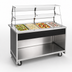 Thumbnail image #3 for Atlas Metal BLC-4 4-Pan Mobile Iced Cold Food Serving Counter