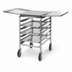 Thumbnail image #3 for Panco Mobile Counter-Height Open-Side Utility Rack for 18