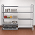 Thumbnail image #3 for Cambro Camshelving Elements XTRA Stationary Add-On Polymer Shelving Unit, 24-Inch Wide x 18-Inch Deep x 84-Inch High, 4-Shelf Louvered & Solid, Speckled Gray
