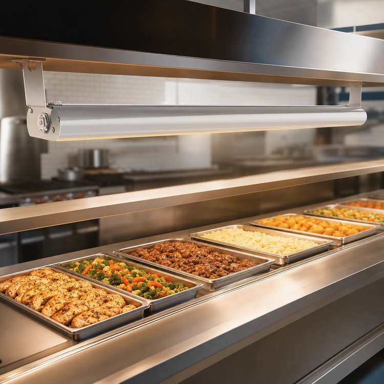 Product image #3 for Vollrath 84-Inch Low Profile Unlighted Heat Strip with Remote Toggle Switch