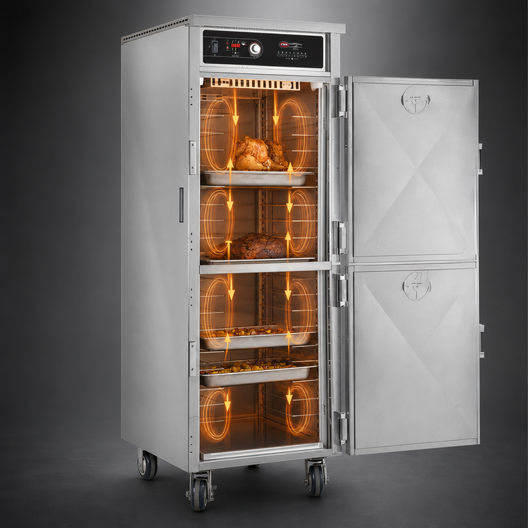 Product image #3 for FWE LCH-18 Full-Size Mobile Cook-and-Hold Cabinet, 12 Full-Size Sheet Pan Capacity