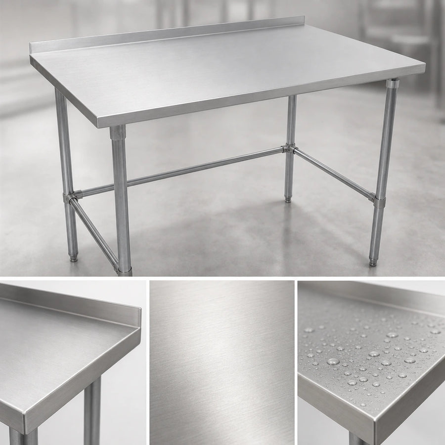 14-Gauge 300-Series Stainless Steel Top