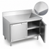 Thumbnail image #3 for La Rosa Refrigeration 42-Inch x 32-Inch Stainless Steel Utility Stand Cabinet Base with Hinged Doors