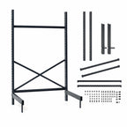 Thumbnail image #3 for Metro SmartLever SM862472-KIT Cantilevered Shelving Starter Base Kit, 72 x 24-Inch Shelf Compatibility, Epoxy-Coated Steel
