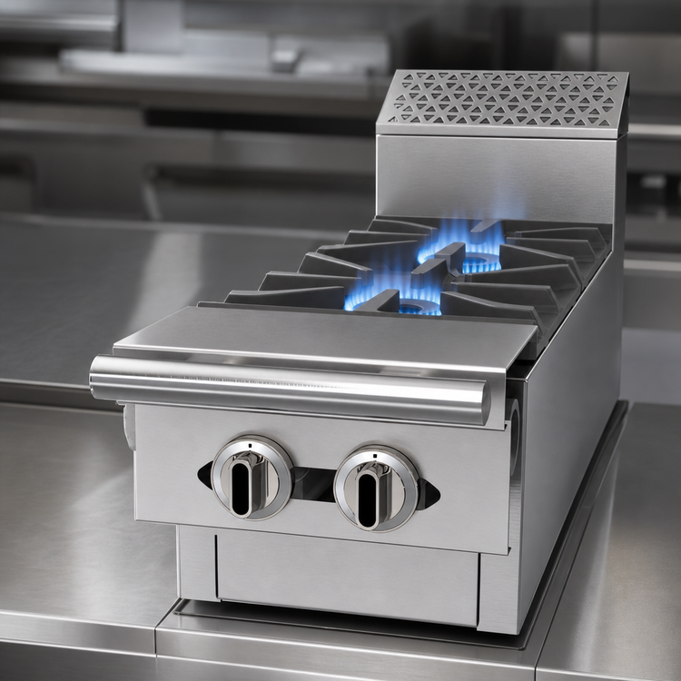 Product image #3 for Garland Cuisine Series 12-Inch Modular Gas Add-A-Unit Range with Two Open Burners