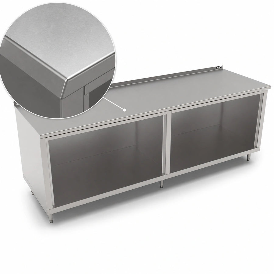 16-Gauge Stainless Steel Top