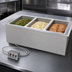 Thumbnail image #3 for Duke Manufacturing 3-Well Full-Size Electric Drop-In Hot Food Well with Remote Control Panel