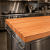 Thumbnail image #3 for Boos Block American Cherry Edge Grain Kitchen Countertop, 144 x 38 x 2-1/4 Inch, Varnique Finish
