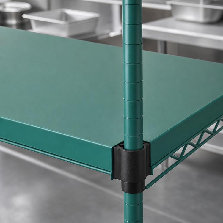 Product image #3 for Eagle QuadPlus Solid Polymer Shelf Mat, 36 x 24 Inches, Green, with Quad-Adjust Frame