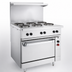 Thumbnail image #4 for Vulcan 36 Inch Electric Range with 6 French Hotplates and Standard Oversized Oven