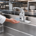 Thumbnail image #3 for ChekPoint Above Deck Electronic Touchless Faucet, Deck Mount, 8-Inch Centers