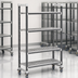 Thumbnail image #3 for Cambro Camshelving Elements XTRA High Density 4-Tier Mobile Starter Unit, 18 x 36 x 78-1/4 Inches, Vented Shelves