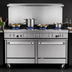 Thumbnail image #3 for Southbend Ultimate 60-Inch Gas Restaurant Range with 4 Non-Clog Burners, 36-Inch Thermostatic Griddle, and 2 Cabinets