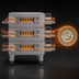 Thumbnail image #3 for Middleby Marshall X55GWB-3 Triple-Deck Gas-Fired Wide-Belt Conveyor Oven