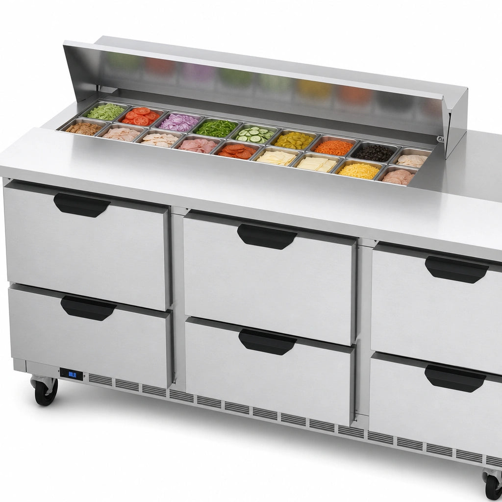 12 Sixth-Size Pan Top