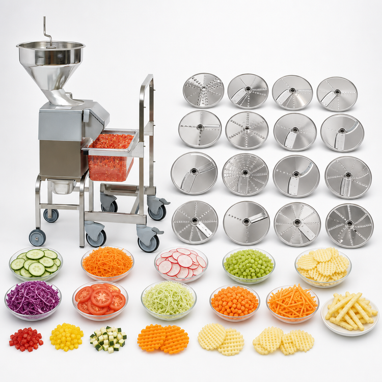 Product image #3 for Robot Coupe CL55WS READY Commercial Vegetable Prep Workstation with 16-Disc MultiCut Pack, Floor Model, 2.5 HP, 120V