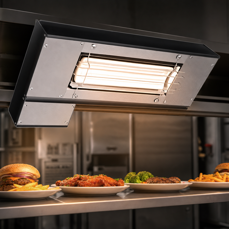Product image #3 for Hatco Ultra-Glo 54-Inch Lighted Standard-Watt Ceramic Infrared Strip Heater