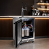 Thumbnail image #3 for Perlick Mobile Tap Nitro & Coffee or Wine Refrigerated Beverage Dispenser with 2 Faucets and Casters