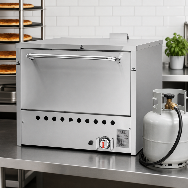 Product image #3 for Serv-Ware Two-Deck Countertop Liquid Propane Gas Pizza Oven