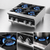 Thumbnail image #3 for Vollrath 24.1-Inch Countertop Gas Hot Plate Range, 4 Burners, Stainless Steel