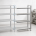 Thumbnail image #3 for Cambro Camshelving Elements XTRA Stationary 4-Tier Add-On Polymer Shelving Unit, 24