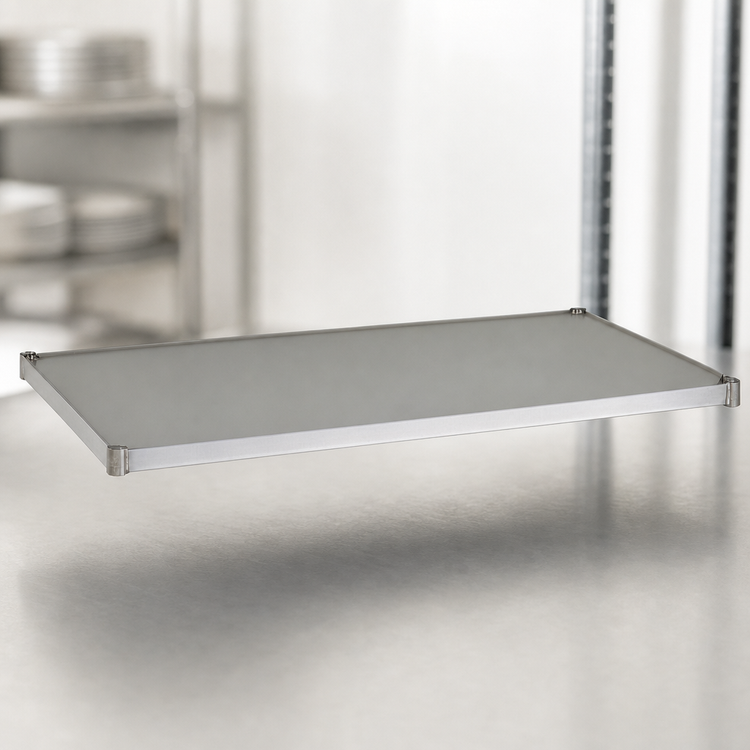 Product image #3 for Eagle Group SS2424G 24 x 24 Inch 18-Gauge Solid Galvanized Shelf with Marine Edge