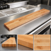 Thumbnail image #3 for John Boos 96 Inch x 10 Inch x 1-1/4 Inch Edge Grain Hard Rock Maple Steam Table Cutting Board