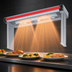 Thumbnail image #3 for Hatco Glo-Ray Designer Lighted Infrared Strip Heater, 75-1/2 Inch, Designer Aluminum, 1.635 kW