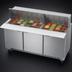 Thumbnail image #4 for Beverage-Air 72-Inch Three-Section Mega Top Refrigerated Prep Table with 30-Pan Opening