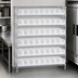 Thumbnail image #3 for Quantum 36 x 12 x 36-Inch Bin Wire Shelving System with 6 Shelves and 40 Clear Bins, Chrome Plated
