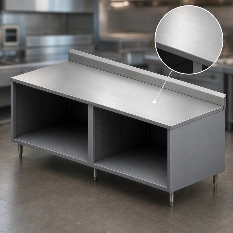 14-Gauge Stainless Steel Top