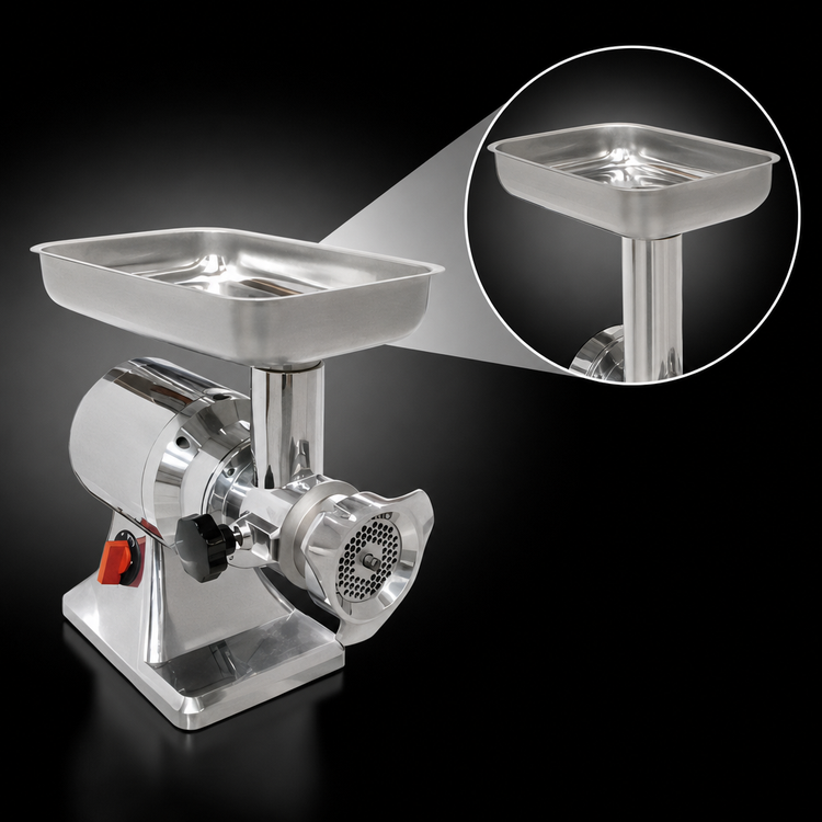 Product image #3 for Trento #12 Countertop Electric Meat Grinder with 1 HP Motor
