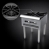 Thumbnail image #3 for Garland Regal Series 18-Inch Single-Burner Stock Pot Range, Manual Controls, Standing Pilot, Stainless Steel, Floor Model