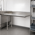 Thumbnail image #3 for Eagle Group Straight Clean Dishtable, 96 x 30 Inch, Right-to-Left, 304 Stainless Steel Top