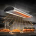 Thumbnail image #3 for Hatco Glo-Ray Curved Lighted Infrared Strip Heater, 36 Inch, 809 Watt, Aluminum Housing