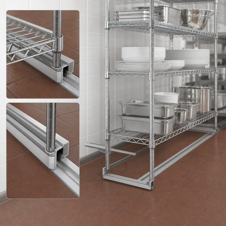 Product image #3 for Eagle Floor-Trak Single-Deep Floor Track Kit, 28 Ft. Long