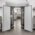 Thumbnail image #3 for Hoshizaki Steelheart Two-Section Roll-Thru Refrigerator with Four Locking Solid Hinged Doors, 78.35 Cu. Ft.