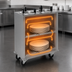 Thumbnail image #3 for Delfield Shelleymatic CAB2-650ET Even Temp Heated Mobile Enclosed Two-Stack Dish Dispenser