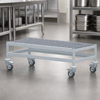 Thumbnail image #3 for Fermod Fermostock 1R42A12M Mobile Louvered Aluminum Dunnage Rack, 42 x 14 x 17 Inches, 800 lb Capacity