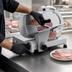 Thumbnail image #3 for Eurodib 9-Inch Manual Gravity Feed Belt-Driven Meat Slicer with Built-In Sharpener