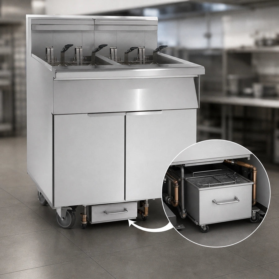 Built-In Space Saver Filter System