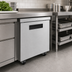 Thumbnail image #3 for Hoshizaki Steelheart 27-Inch One-Section Undercounter Reach-In Freezer with Solid Hinged Door