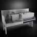 Thumbnail image #3 for Advance Tabco Prestige Uni-Serv 48-Inch Speed Bar with Right Ice Bin, 10-Circuit Cold Plate, Dump Sink, and Blender Recess