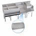 Thumbnail image #4 for Royal Series 72-Inch x 24-Inch Underbar Ice Bin/Cocktail Station with Blender and Liquor Stations