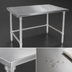 Thumbnail image #3 for John Boos 60 x 48 Inch Stainless Steel Flat Top Work Table with Stallion Safety Edge